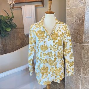 Garnet Hill German Cotton Flannel Pajama Top